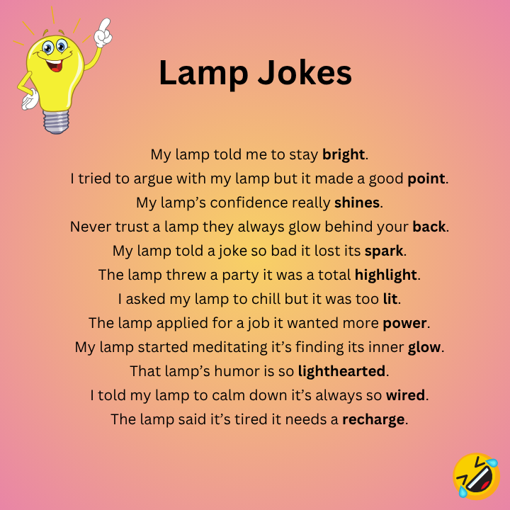 Lamp Jokes One-Liners