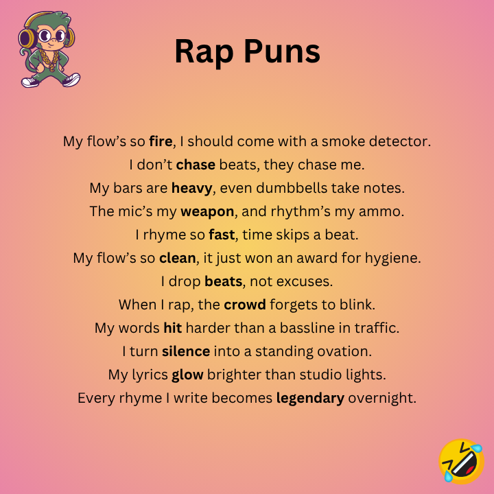 Rap Puns One Liners