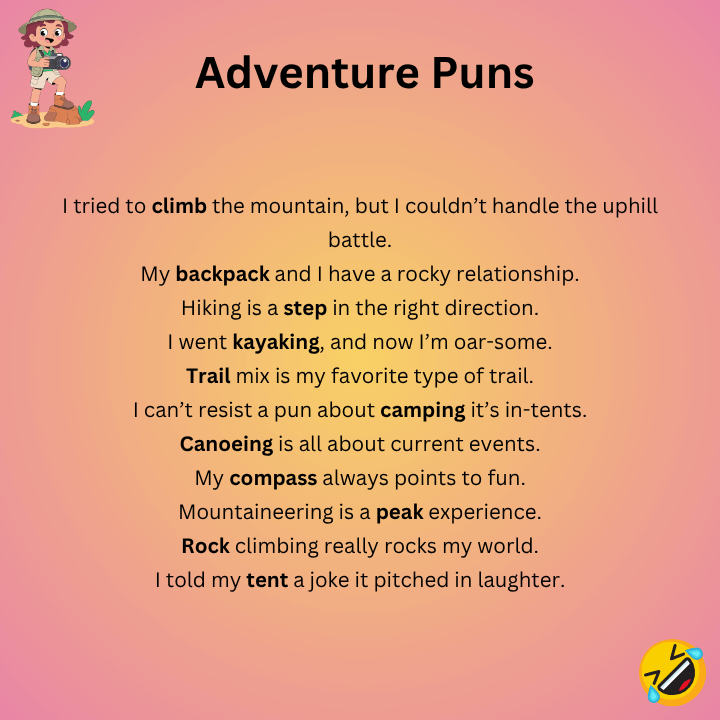 Adventure Puns