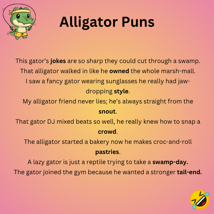 Alligator Puns