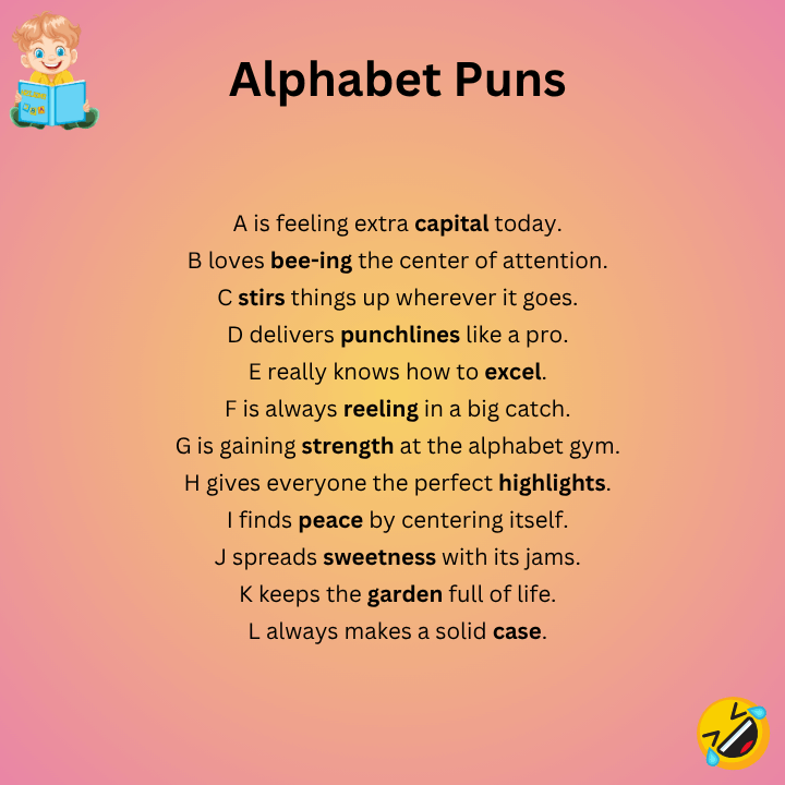 Alphabet Puns