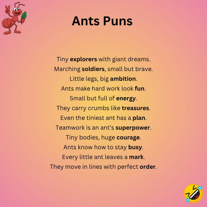 Ant Puns One-Liners