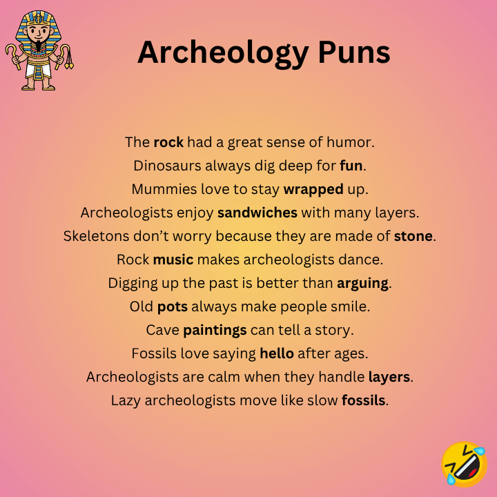Archeology Puns One-Liner