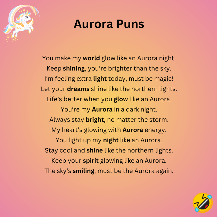 Aurora Puns One-Liners
