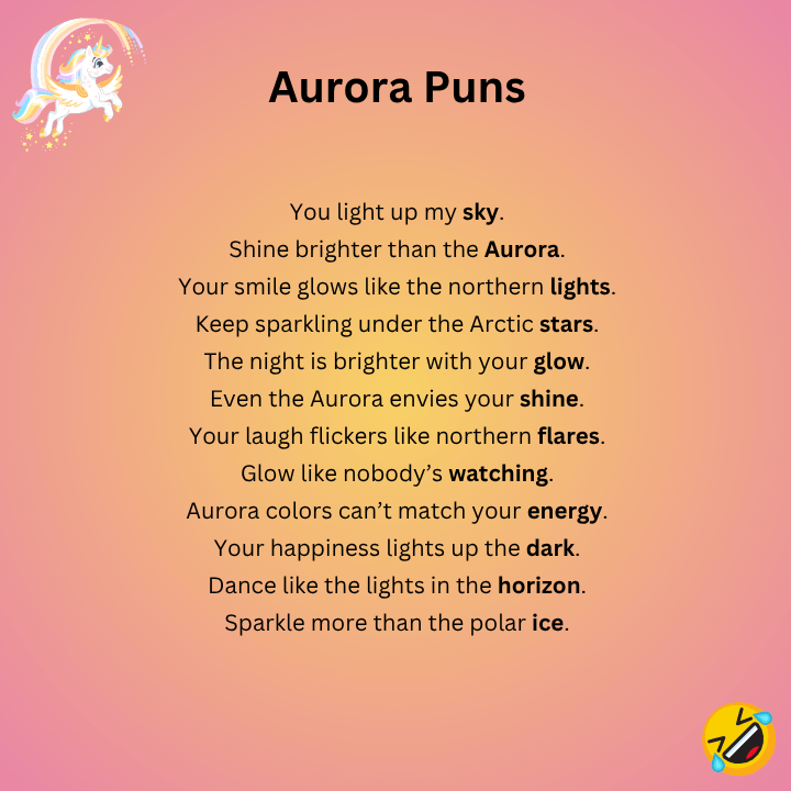 Aurora Puns for Instagram