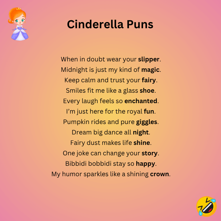 Best Cinderella Puns