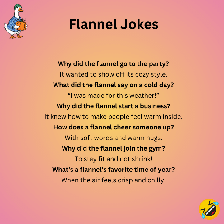 Best Flannel Jokes
