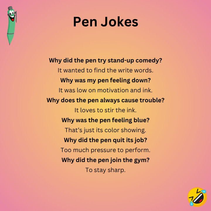 Best Pen Jokes