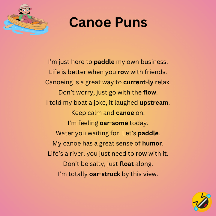 Canoe Puns