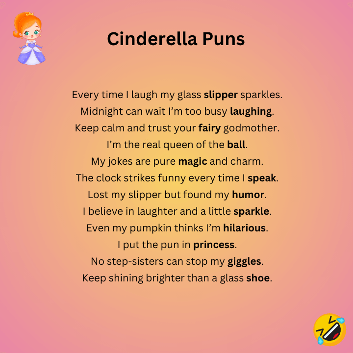 Cinderella Puns One-Liners