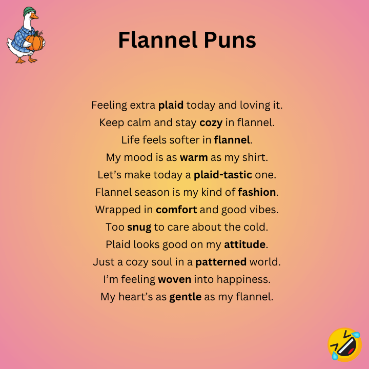 Flannel Puns