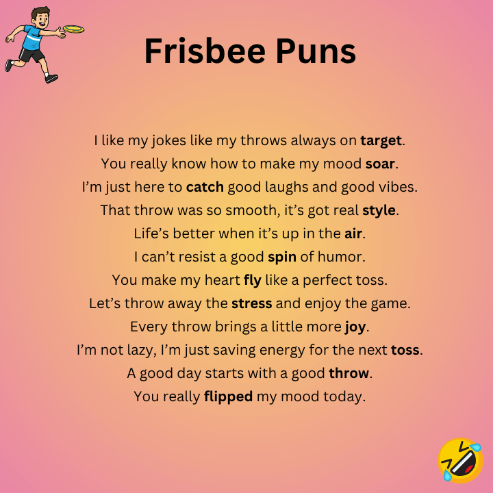 Frisbee Puns One-Liners