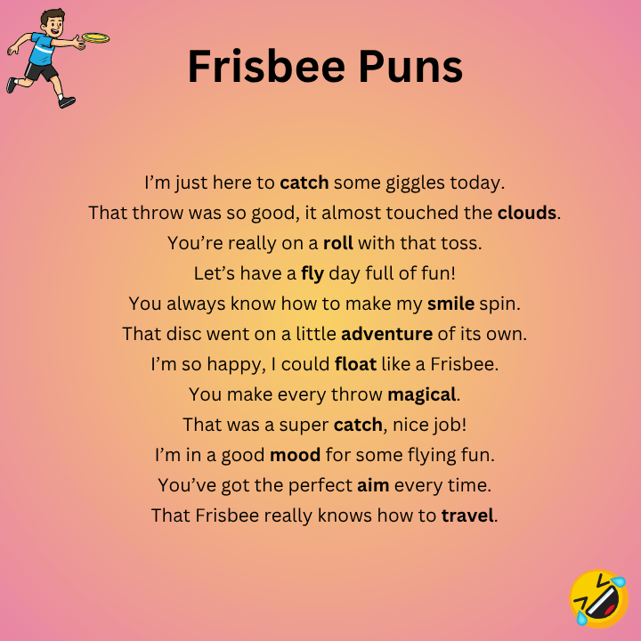 Frisbee Puns for Kids