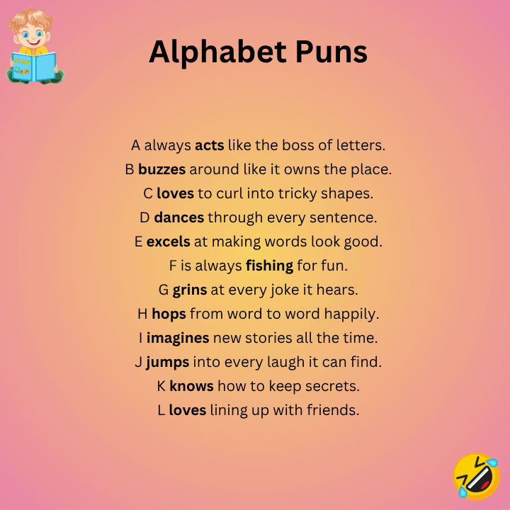 Funny Alphabet Puns 