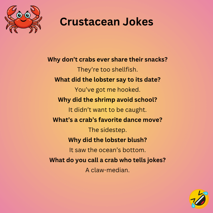 Funny Crustacean Jokes