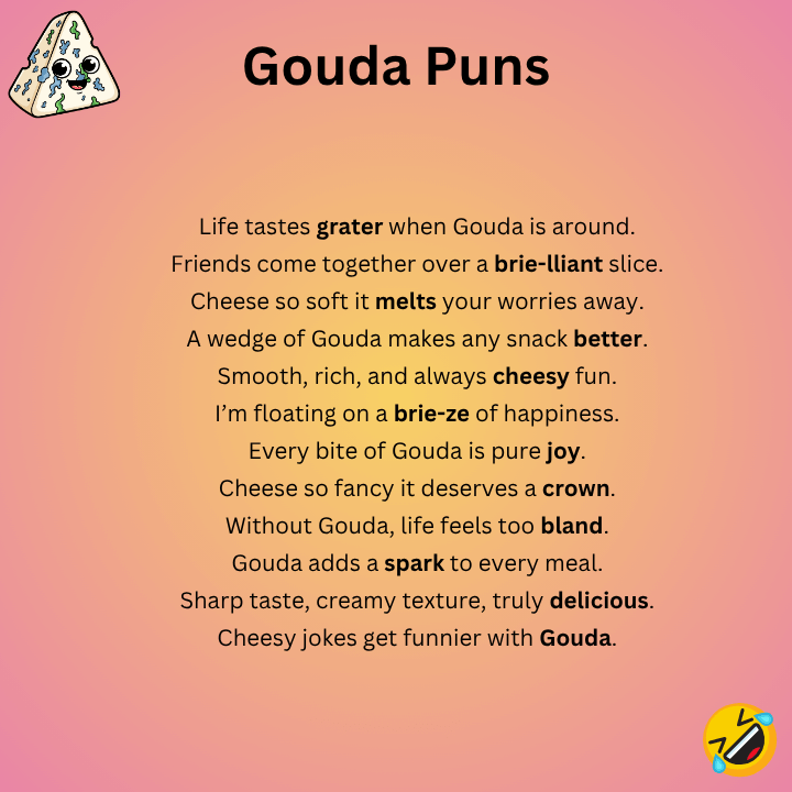 Funny Gouda Puns