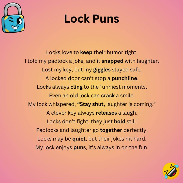 Funny Lock Puns