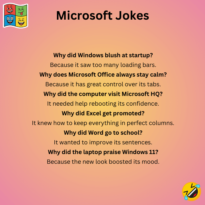 Funny Microsoft Jokes