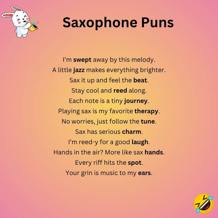 Funny Saxophone Puns