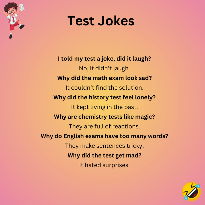 Funny Test Jokes  