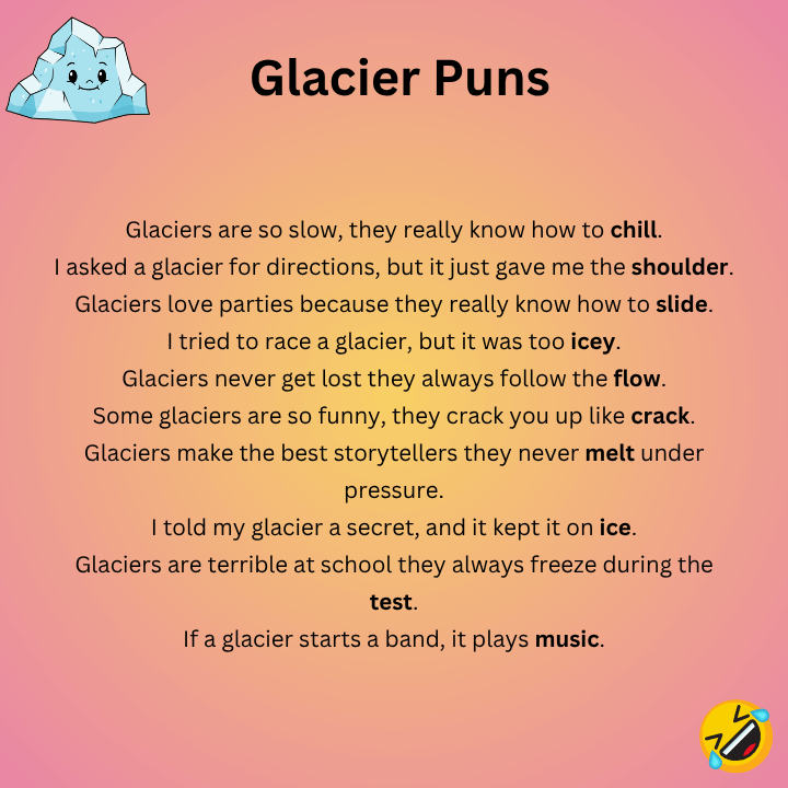 Glacier Puns