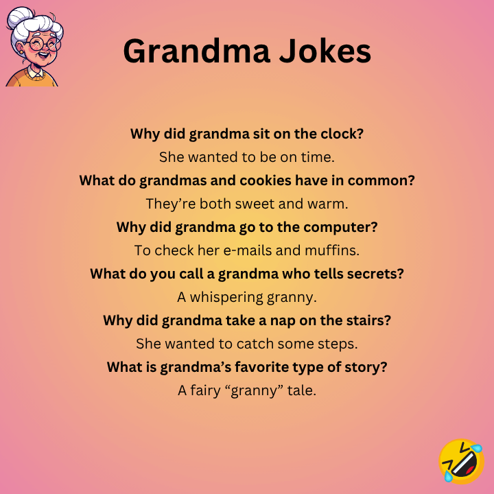 Grandma Jokes for Kids