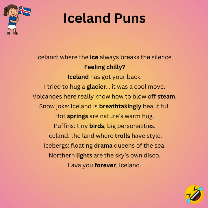 Iceland Puns One-Liners