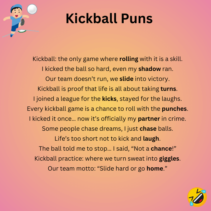 Kickball Puns One-Liners