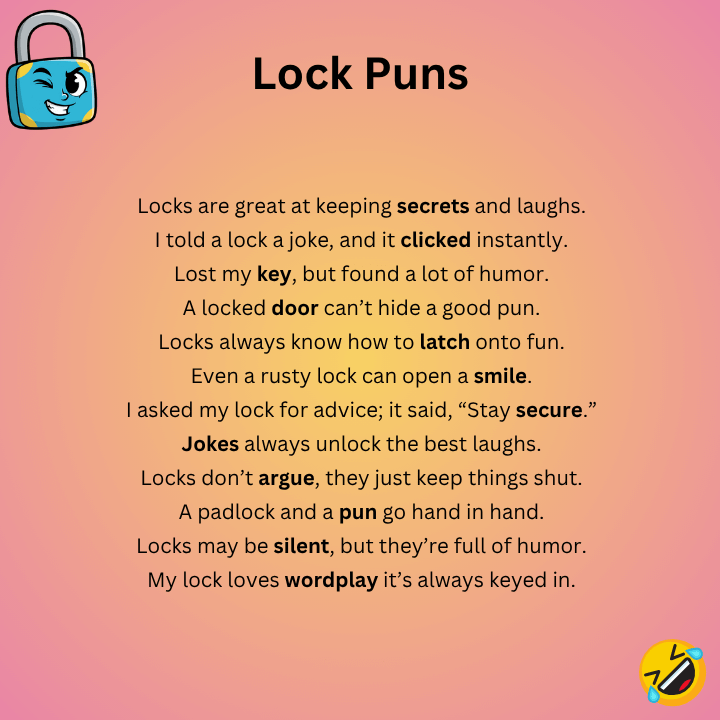 Lock Puns One-Liners