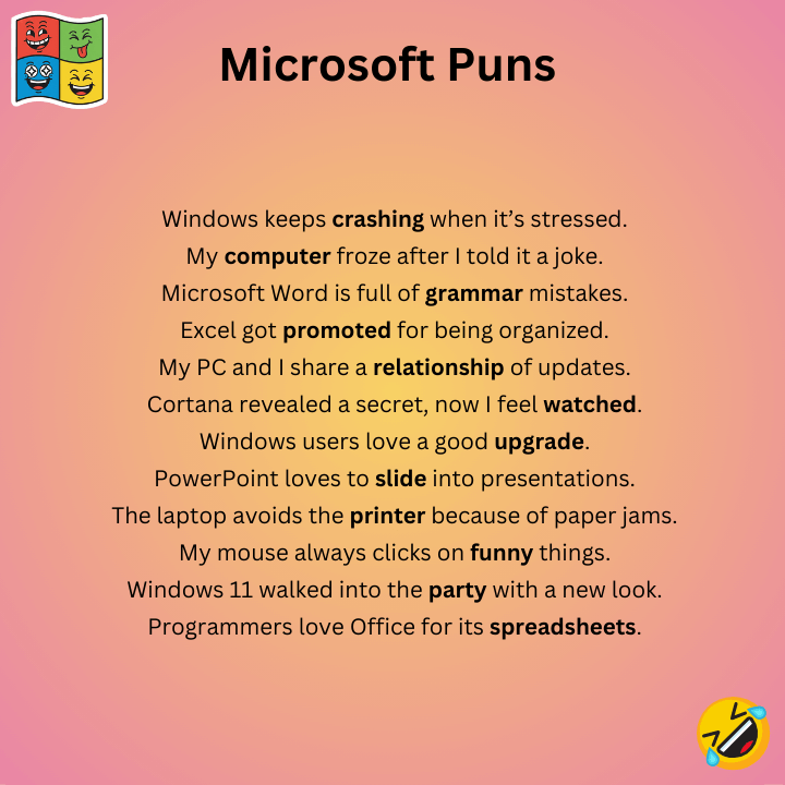 Microsoft Puns  