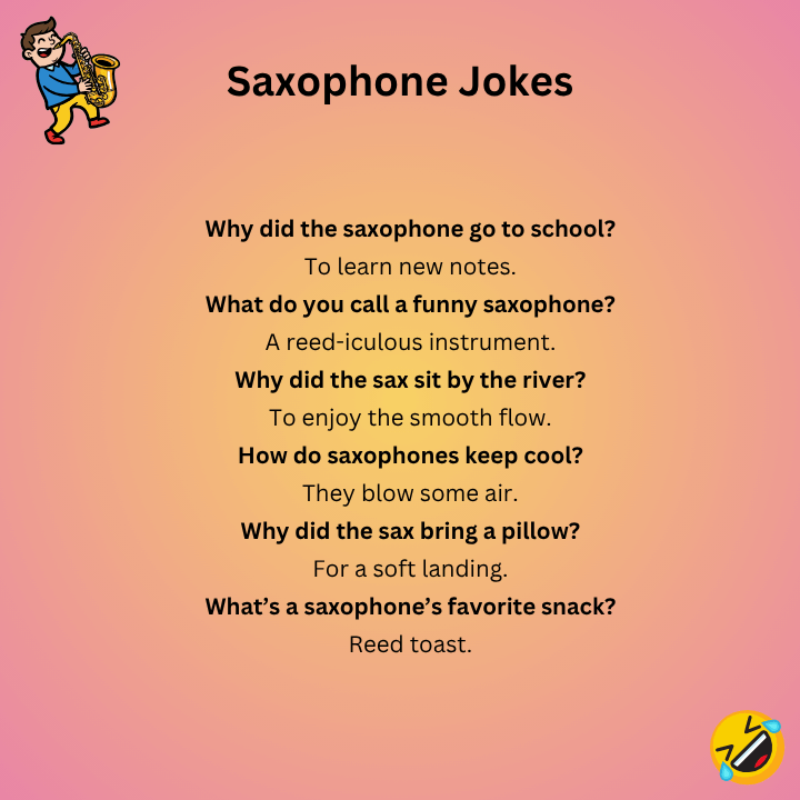 Saxophone Jokes for Kids