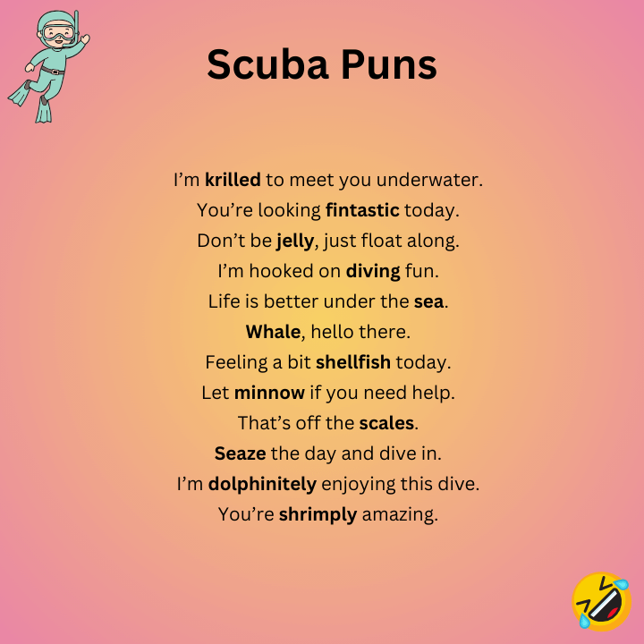 Scuba Puns One-Liners