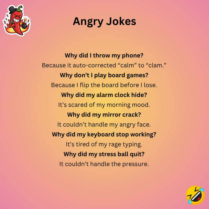 Short  Angry Jokes