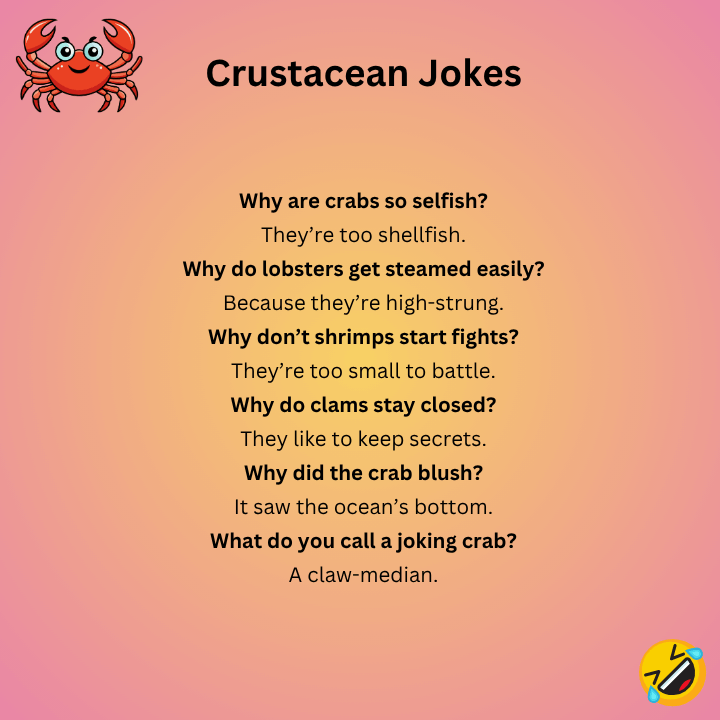 Short Crustacean Jokes