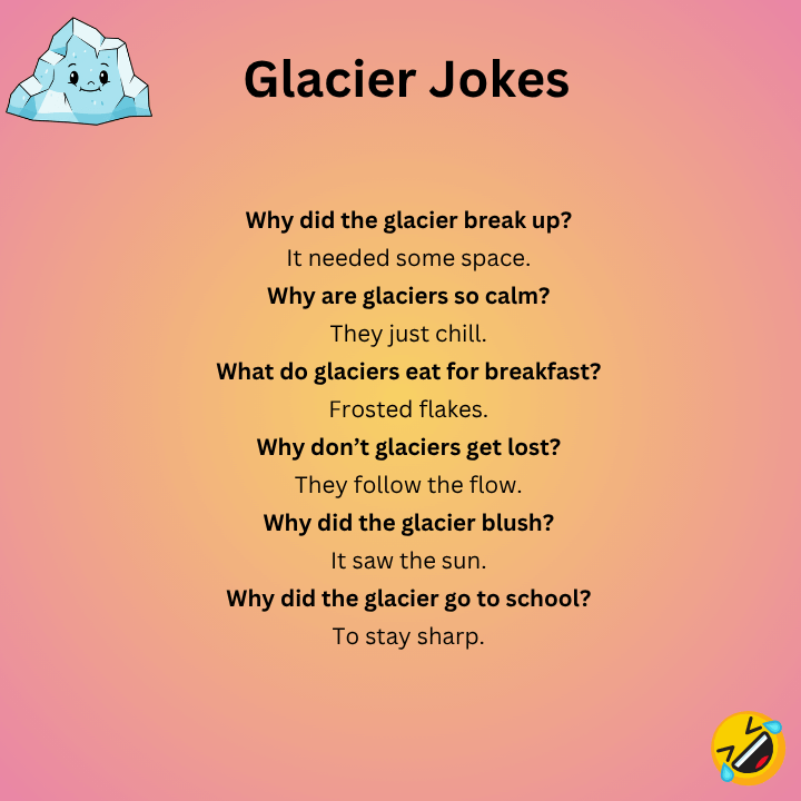 Short Glacier Jokes
