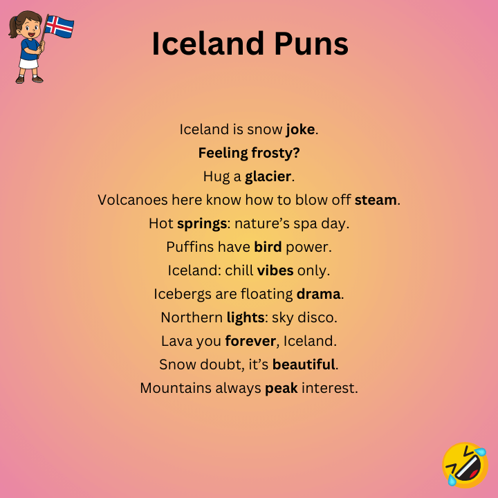 Short Iceland Puns