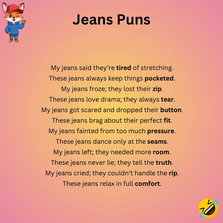 Short Jeans Puns