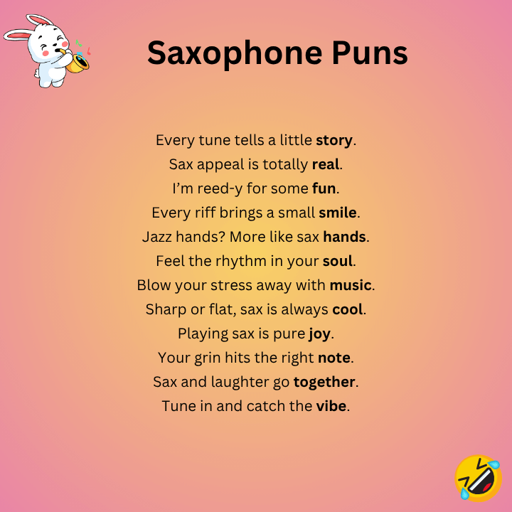 Short Saxophone Puns