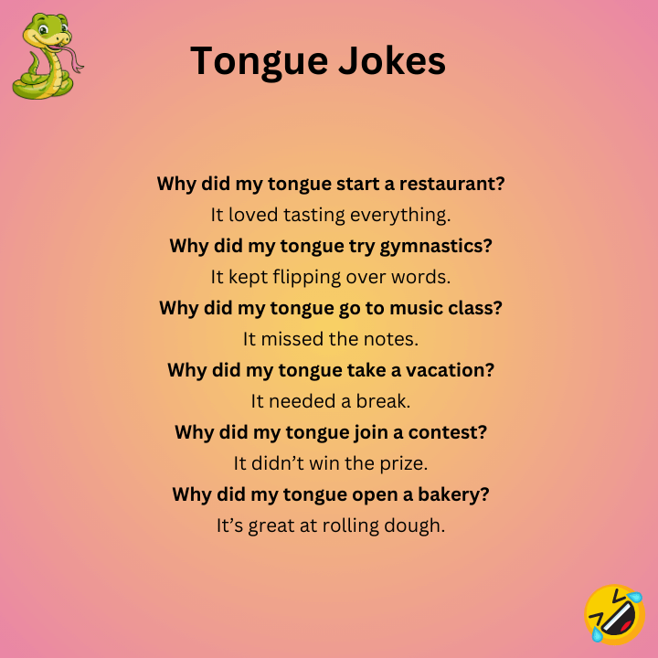 Short Tongue Jokes 