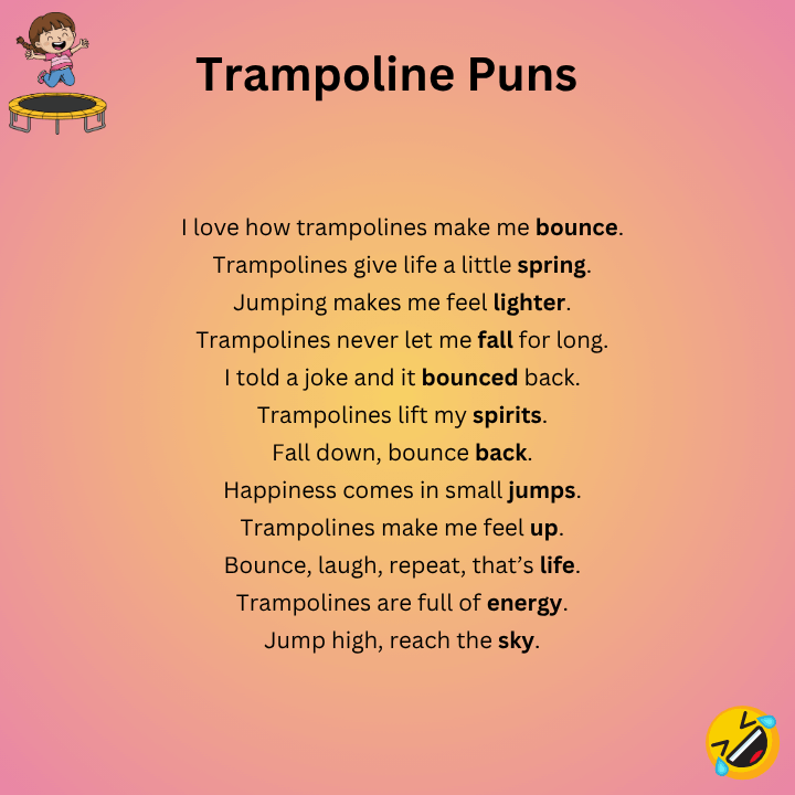 Short Trampoline Puns