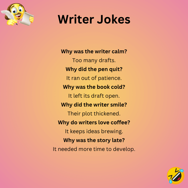 Short Writer Jokes