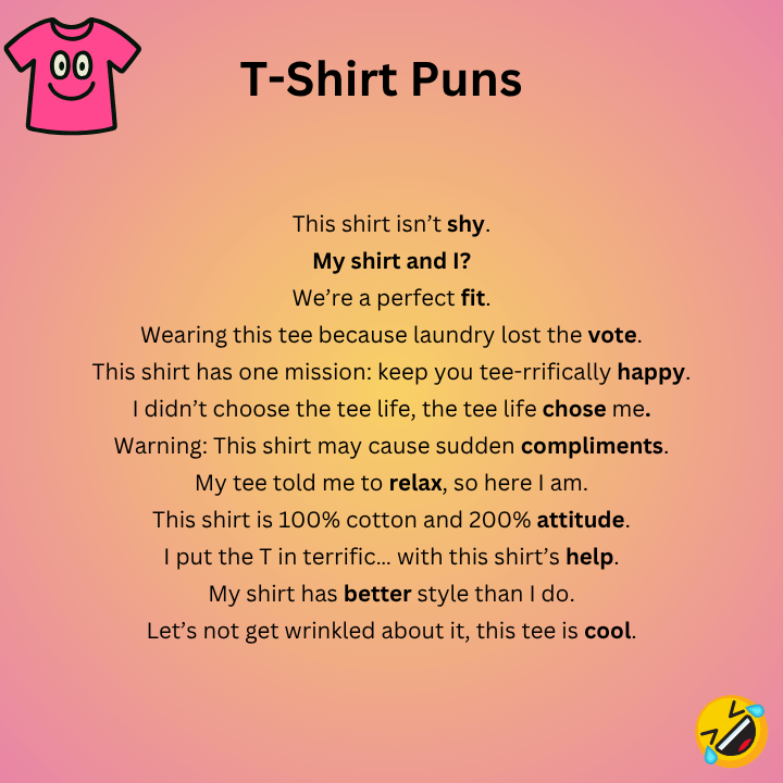 T-Shirt Puns