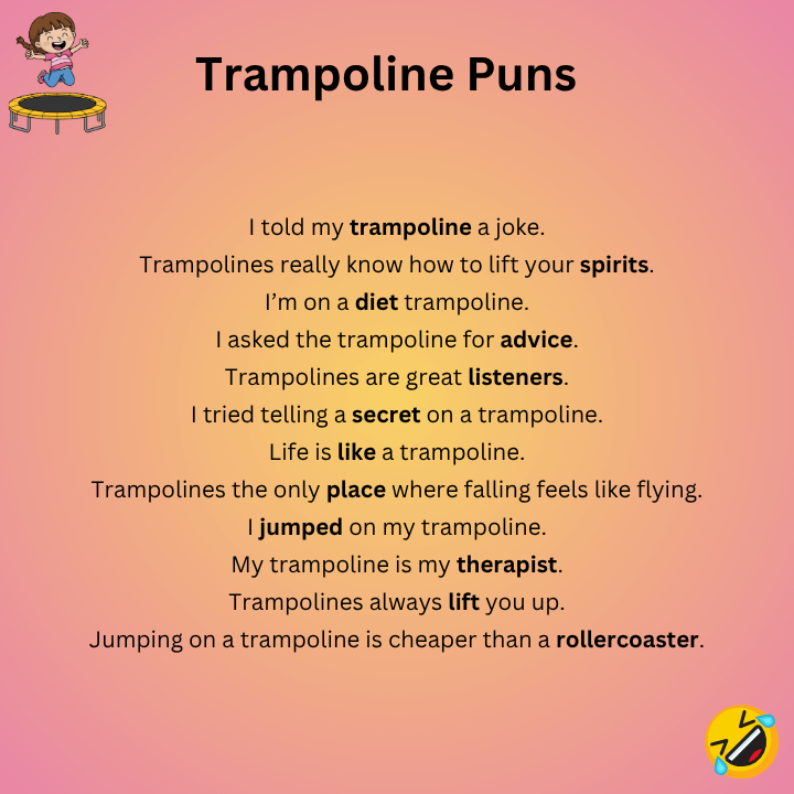 Trampoline Puns  