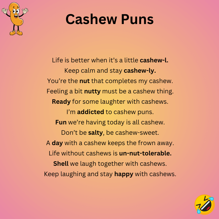 Cashew Puns