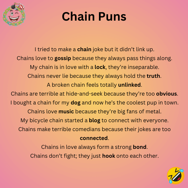 Chain Puns One-Liners
