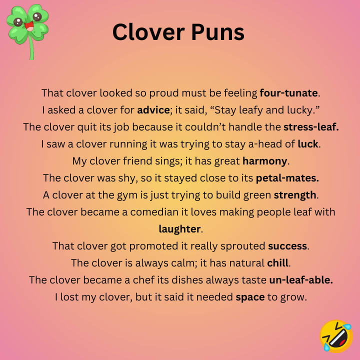 Clover Puns 