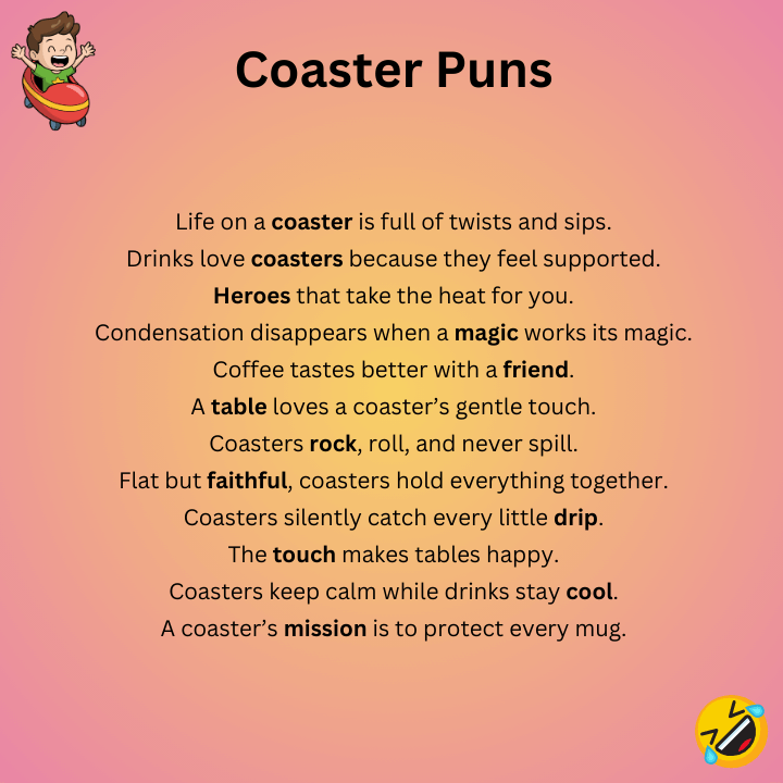 Coaster Puns