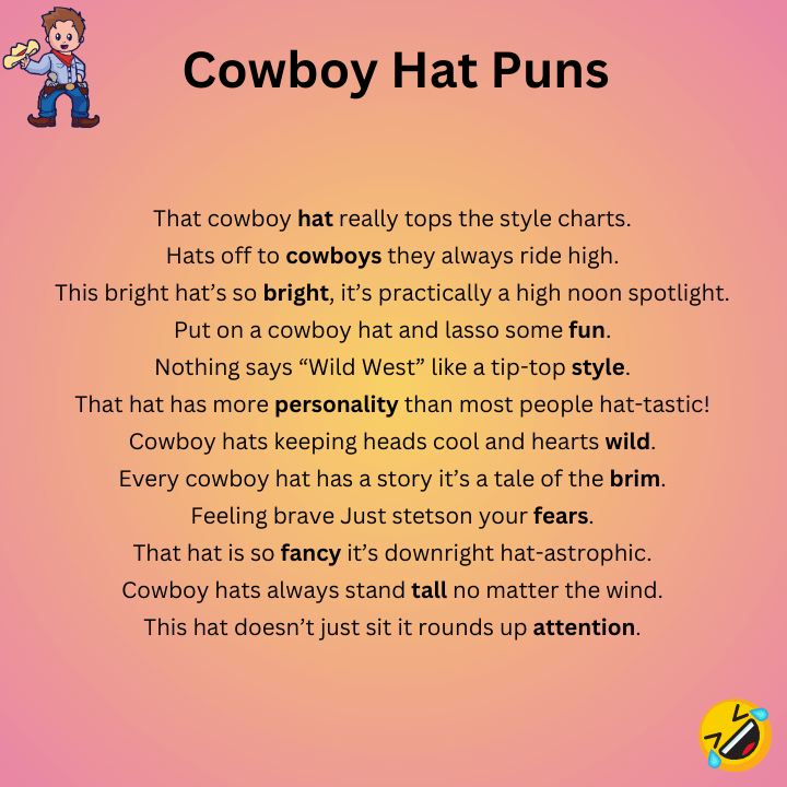 Cowboy Hat Puns