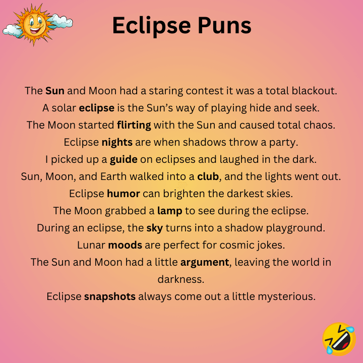 Funny Eclipse Puns