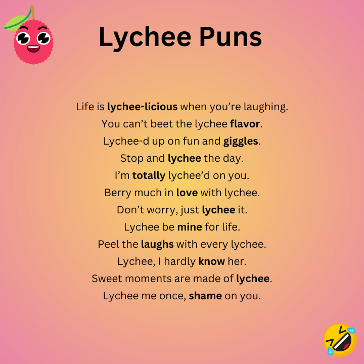 Funny Lychee PunsÂ